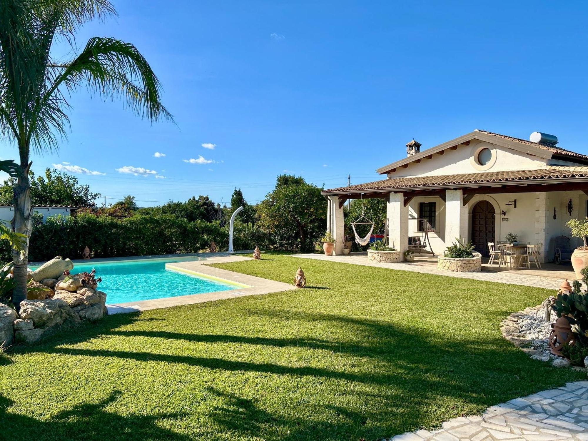 Villa Suq With Pool, Parking & Wifi Noto Esterno foto
